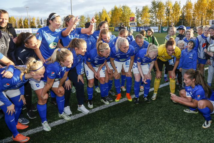 Leikurinn í dag var eins og létt æfing fyrir Stjörnukonur.