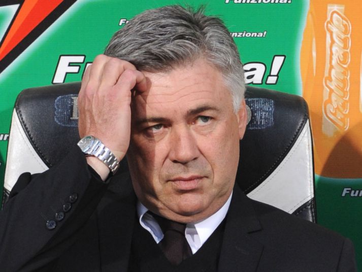 Carlo Ancelotti, þjálfari AC Milan.