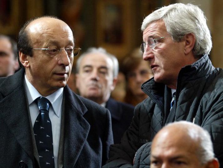 Luciano Moggi og Marcello Lippi.