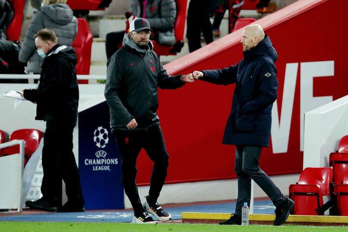 Jürgen Klopp og Erik ten Hag biðla til stuðningsfólks að hætta að syngja um harmleiki á borð við flugslysið í München og Heysel og Hillsborough slysin.