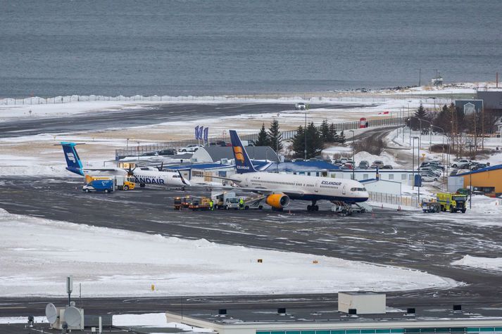 Atvikið gerðist á Reykjavíkurflugvelli. Myndin er úr safni.