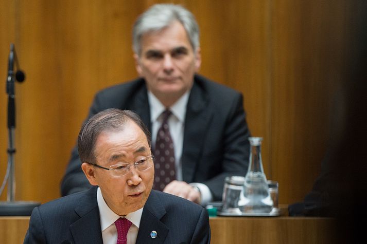 Ban Ki-moon, framkvæmdastjóri Sameinuðu þjóðanna.