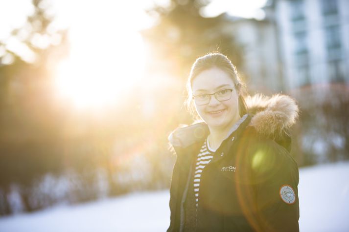 Krisín Þorsteinsdóttir leggur mikið á sig til að ná þeim árangri sem raun ber vitni. Móðir hennar, Sigríður Hreinsdóttir, segir því miður ekki tekið nógu vel eftir fötluðum einstaklingum sem gera það gott í sportinu.