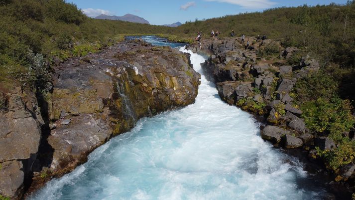 Hlauptungufoss í Brúará.