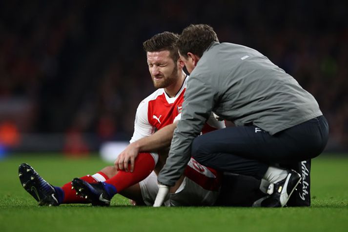 Mustafi spilaði aðeins 25 mínútur gegn Stoke.