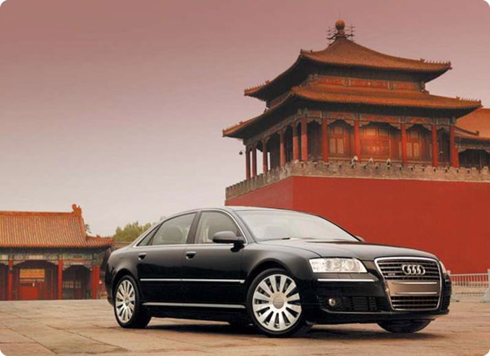 Audi A8 í Kína.