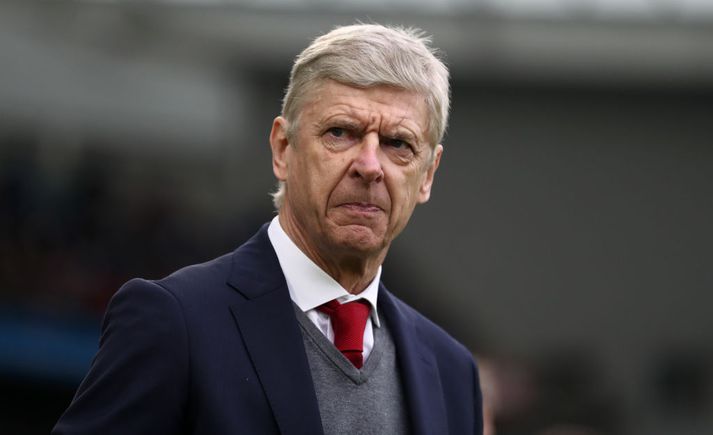 Frakkinn Arsene Wenger hefur verið við stjórnvöllinn hjá Arsenal síðan 1996