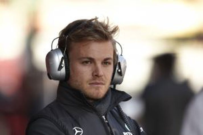 Nico Rosberg ökumaður Mercedes.