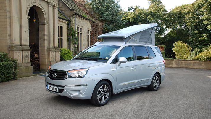 Ssangyong Turismo Campervan er klár í ferðalögin.