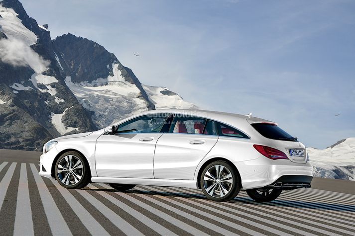 Mercedes Benz CLA Shooting Brake.