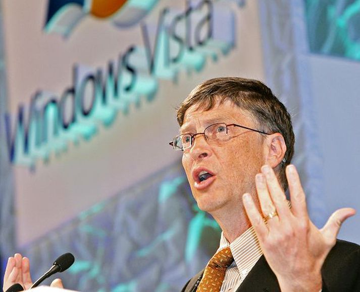 Bill gates, stofnandi Microsoft
Líkur eru á að starfsfólki í upplýsingatækni fjölgi um átján prósent í Danmörku þegar Windows Vista, nýtt stýrikerfi Microsoft, kemur út í janúar. Fréttablaðið/AFP