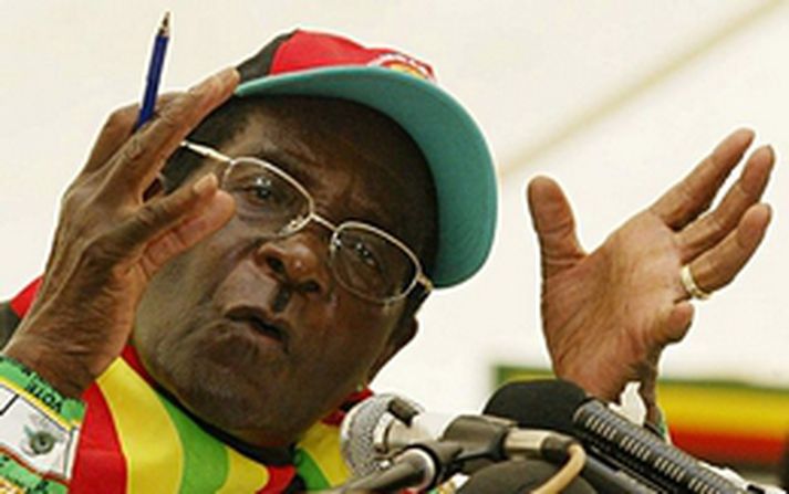 Robert Mugabe, forseti Zimbabve.