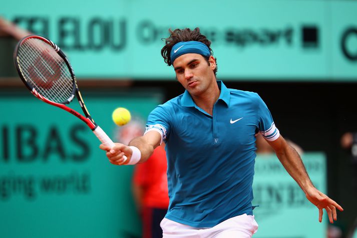 Federer fór áfram.