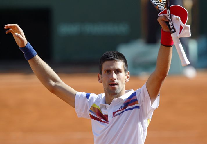 Novak Djokovic er kominn í undanúrslit á Roland Garros.