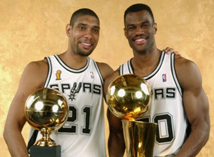 Tim Duncan og David Robinson