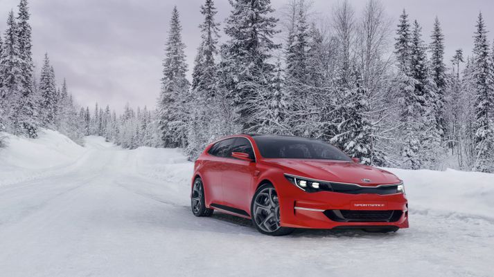 Kia Sportspace er með hreinar en fagrar línur.