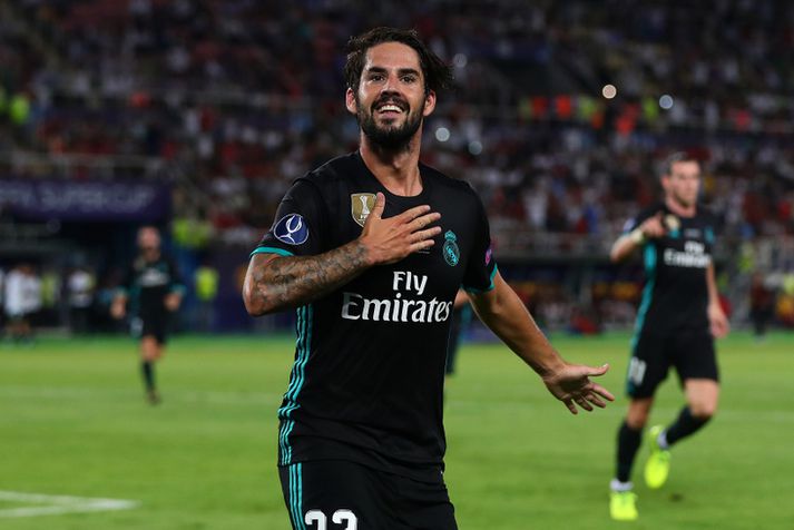 Isco í leik með Real Madrid.