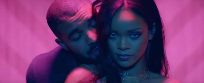 Drake og Rihanna í myndbandinu við Work.