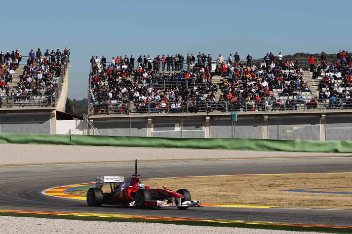 Alonso fyrir framan landa sína í dag