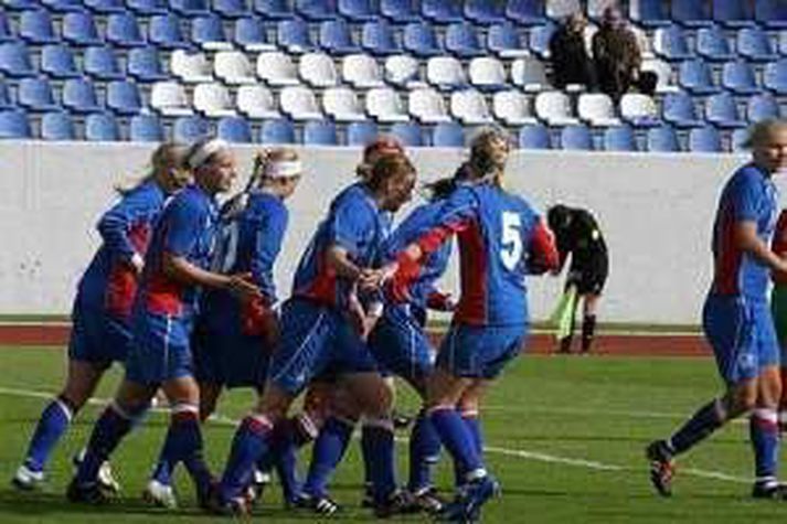 Kvennalandsliðið vann Portúgal.