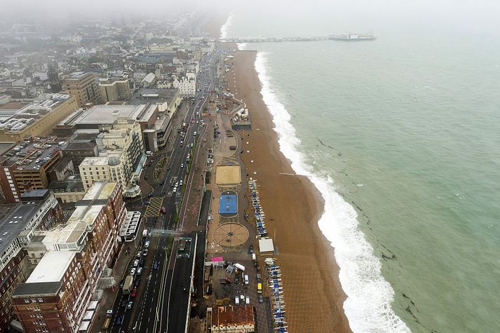 Brighton á suðurströnd Englands.