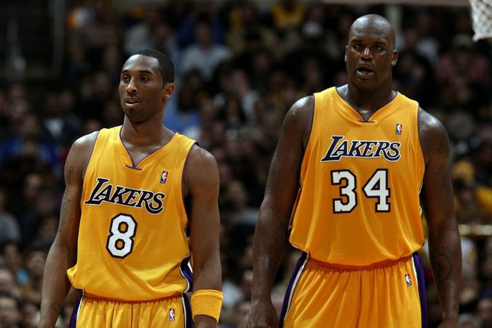 Kobe Bryant og Shaq unnu þrjá titla saman með Lakers en voru engir vinir.