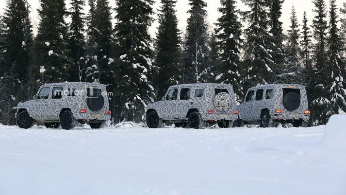 Prófanir á nýrri kynslóð Geländerwagen standa nú yfir.