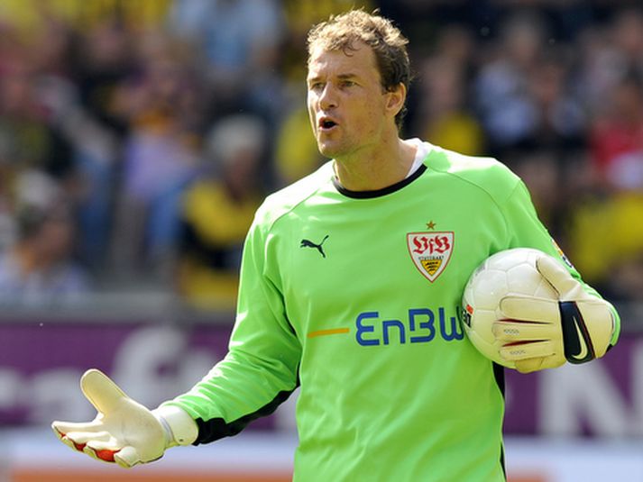 Jens Lehmann, markvörður VfB Stuttgart.