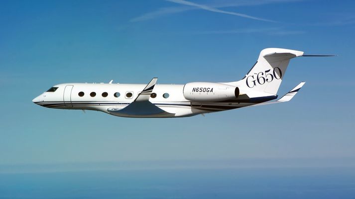 Gulfstream G650 smáþotan.