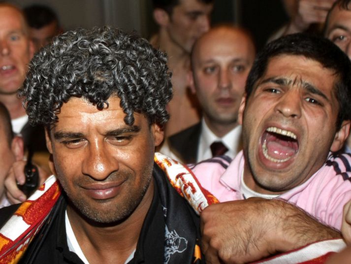 Það var tekið vel á móti Frank Rijkaard í Tyrklandi.