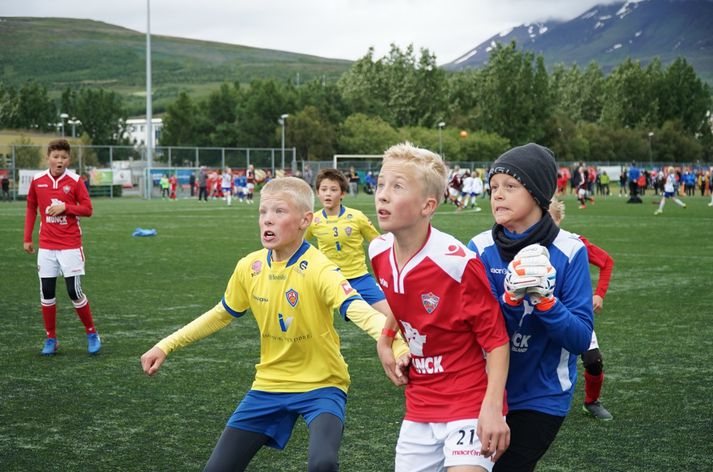 Strákarnir sem keppa á mótinu eru í 5. flokki og eru því fæddir 2006 og 2007.