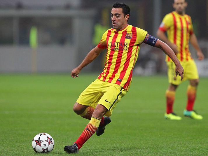 Xavi mun bera fyrirliðaband Barcelona á næstu leiktíð.