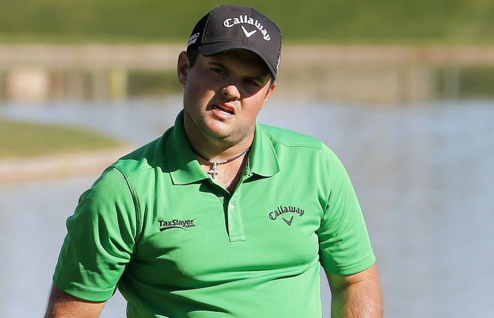 Patrick Reed lék á 63 höggum í gær.