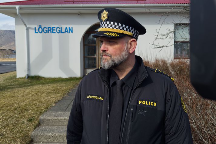 Jón Gunnar Þórhallsson, yfirlögregluþjónn á Suðurlandi.