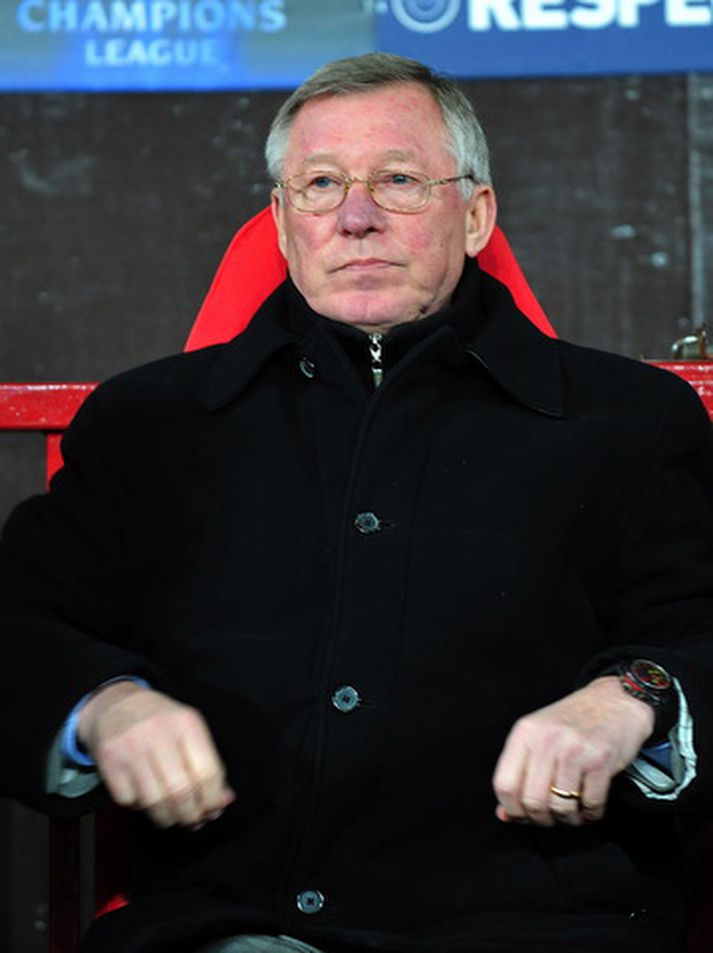 Sir Alex Ferguson, stjóri Manchester United.