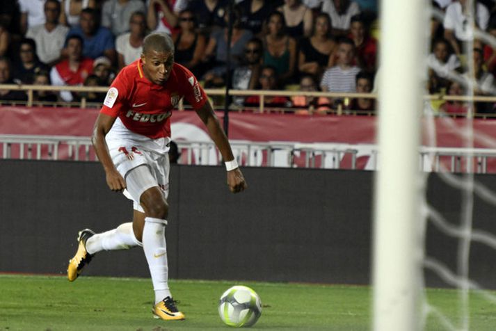 Kylian Mbappe á ferðinni með Monaco