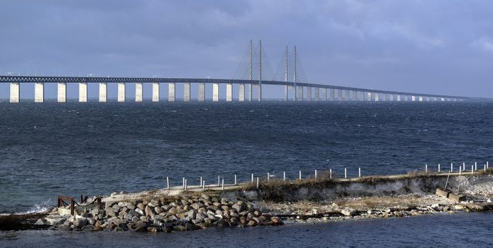 Eyrarsundsbrúin tengir saman Malmö og Kaupmannahöfn.