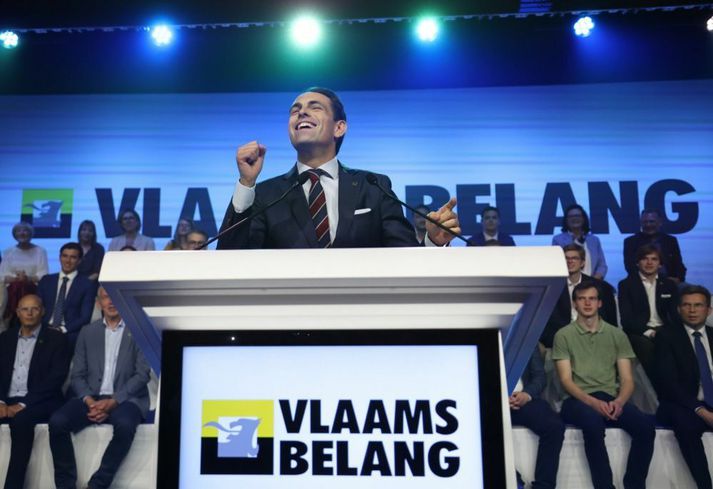 Tom van Grieken, formaður Vlaams Belang, hefur lýst Belgíu sem „þvingaðri giftingu“ Flæmingja og Vallóna.