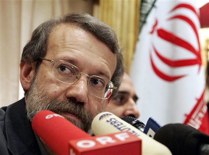 Ali Larijani, helsti samningamaður Írana í kjarnorkumálum.