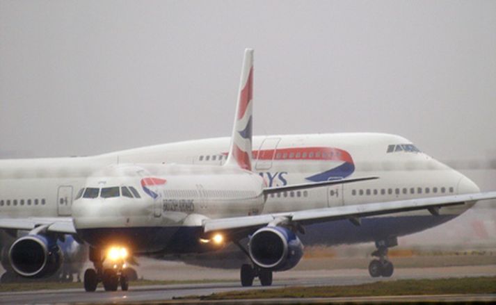 British Airways. Mynd AFP.