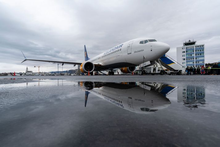 Icelandair hafði í hyggju að nýta þrjár Boeing 737 MAX 8-þotur sínar í áætlunarflugi vestur um haf.