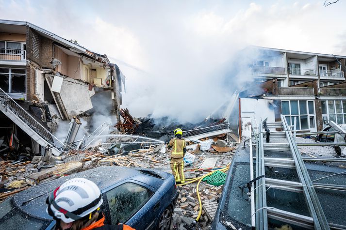 Fire in residential area in The Hague