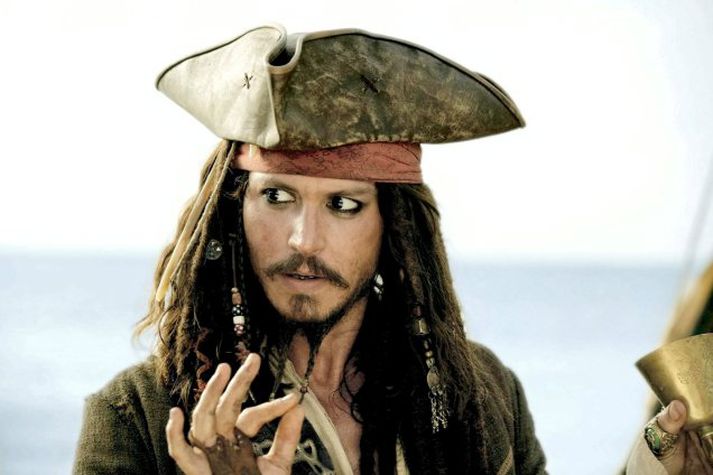 Johnny Depp í hlutverki Jack Sparrow