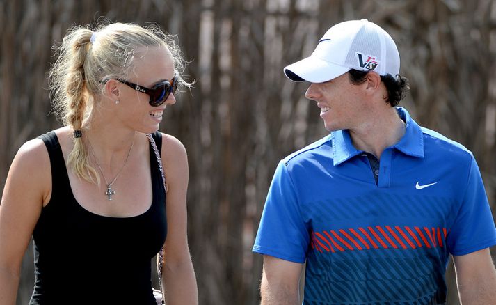 Wozniacki og McIlroy.