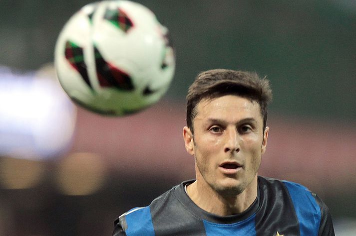 Javier Zanetti í leik með Inter.