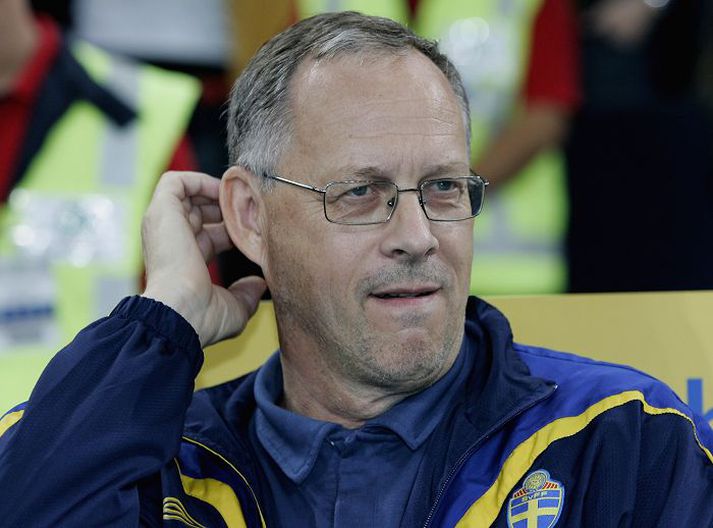 Lars Lagerbäck vill ekki ræða stöðu viðræðna við KSÍ sem stendur.
nordicphotos/getty images