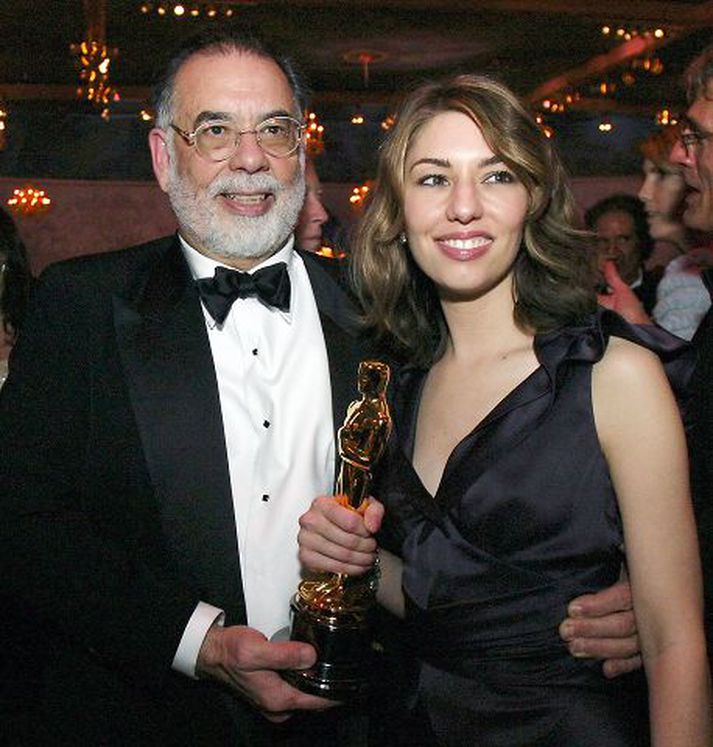 Coppola með dótturinni Sophia.