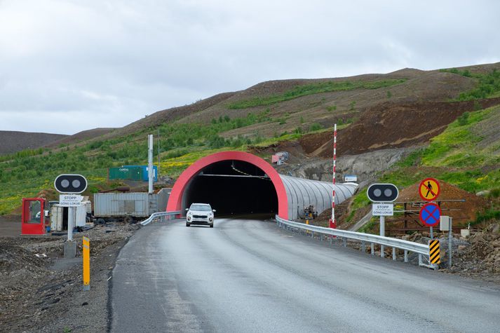 Frá Vaðlaheiðargöngum á Norðurlandi.