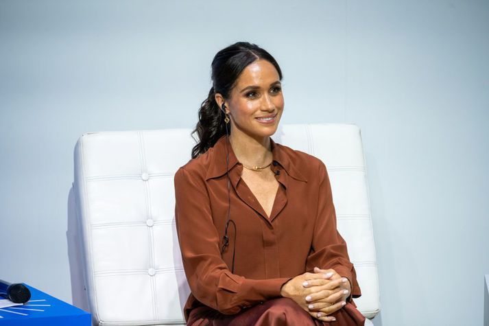 Meghan Markle hertogaynjan af Sussex syrgir hundinn Guy.