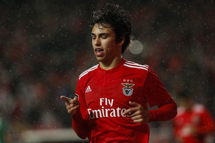 Joao Felix fagnar marki með Benfica á leiktíðinni.